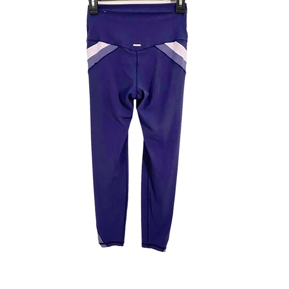 Aerie Chill Play Move Shades Of Purple Active Cropped Leggings, Size Medium - Picture 2 of 12